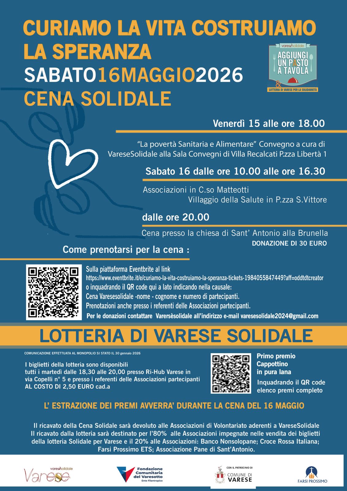 Locandina Varese Solidale 2026